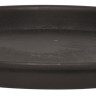 Lysbakke med kant - 13 cm sort